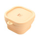 Tree-friendly silicone foldable square bowl