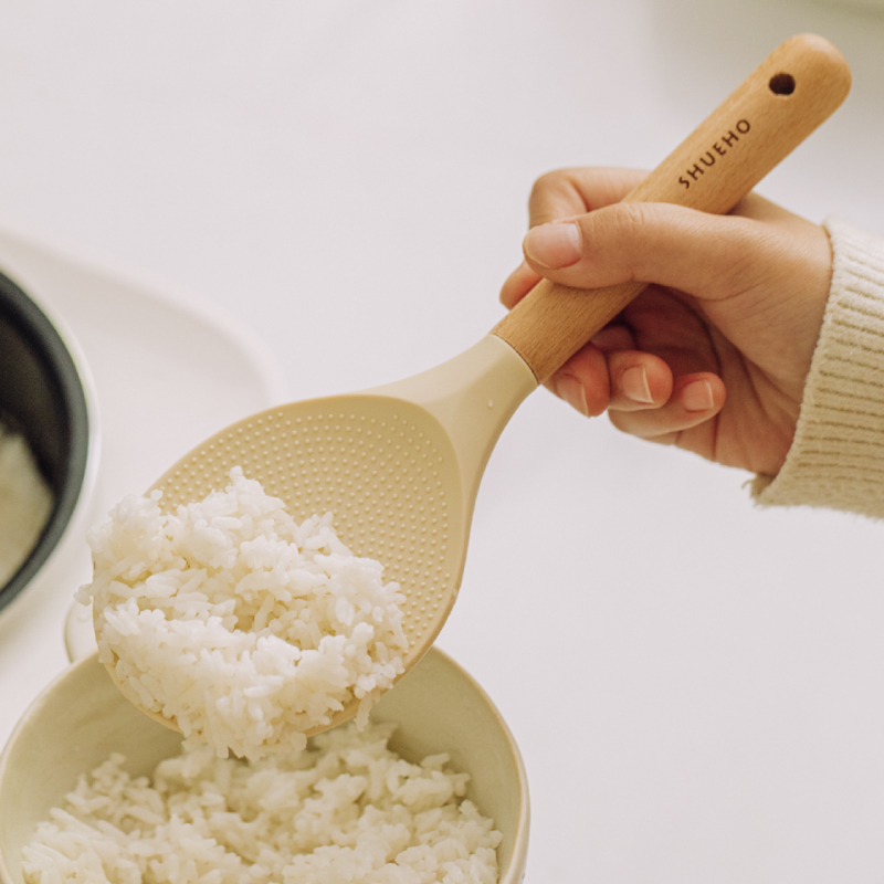 树可硅胶厨具套装家用锅铲汤勺饭勺全套用品厨房食品级勺子七件套-图1