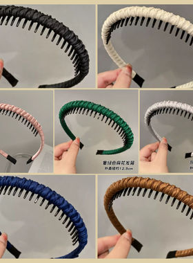 外出高颅顶洗脸专用刘海发带简约