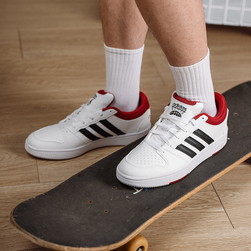 阿迪达斯板鞋男鞋 2026春季新款HOOPS CLASSIC运动鞋篮球风休闲鞋,淘宝优惠券,粉丝福利购,淘宝优惠卷