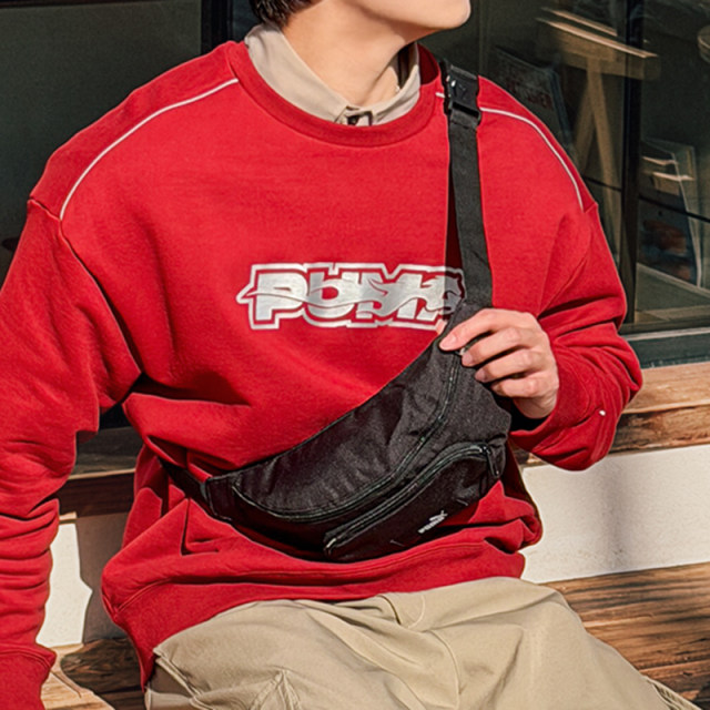ໃບໂຊກ | 520 ຂອງຂວັນ Puma Men's Bag Women's Bag PUMA Black Waist Bag Crossbody Bag Chest Bag Shoulder Bag