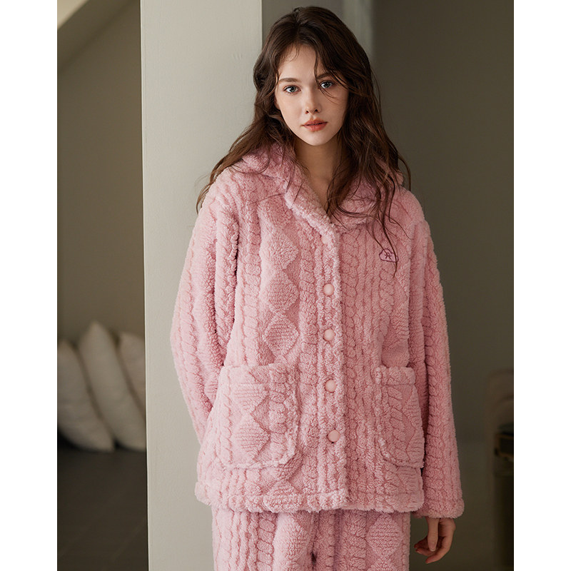 【超级年货节】芬腾珊瑚绒情侣睡衣加厚保暖家居服,淘宝优惠券,粉丝福利购,淘宝优惠卷