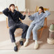 Conjunto de invierno pijama pareja terciopelo coral Fenten