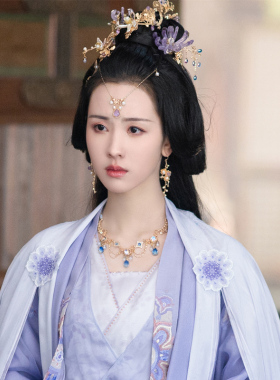 长月烬明同款古风流苏软璎珞敦煌