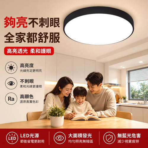 110V三防吸顶灯 厕所浴室厨房防水防潮LED吸顶灯台湾专用超亮 - 图2