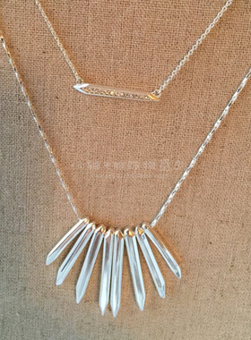 轻奢项链Stelladot纯铜可拆分女