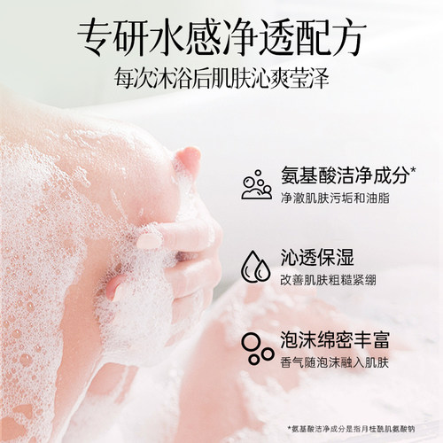 【孙杨代言】澳雪百合花香沐浴露家庭装大容量持久留香补水保湿 - 图2
