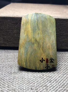 老虎小盒子情侣绿檀木生肖虎