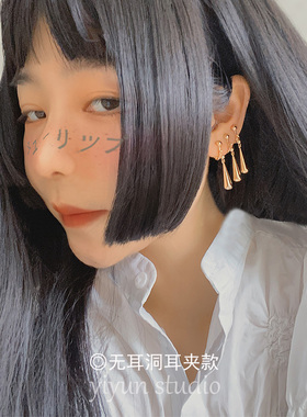 索隆耳坠海贼王周边同款耳钉三刀