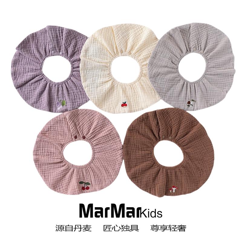 Baby cotton bibs waterproof saliva wipes gauze bibs