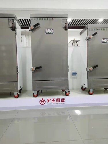 单门宇王电蒸饭车6层/8/10/12盘蒸饭柜蒸米饭蒸馒头电蒸饭车商用 - 图3