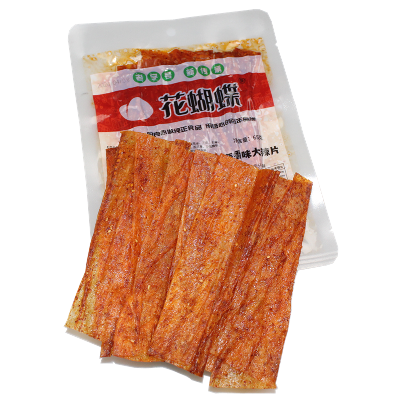 江西特产萍乡辣条花蝴蝶大辣片儿时童年经典怀旧零食老式手撕豆皮,淘宝优惠券,粉丝福利购,淘宝优惠卷