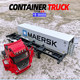 Hengteng alloy 124 container truck model