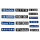 DIY customized license plate engraving personalized customized license plate
