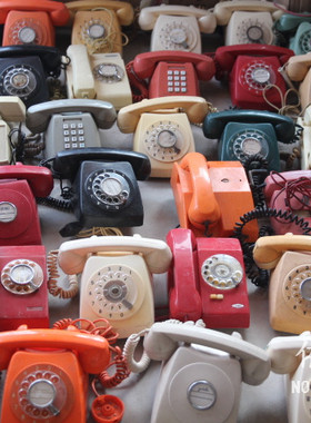 老电话机装饰品拍摄道具