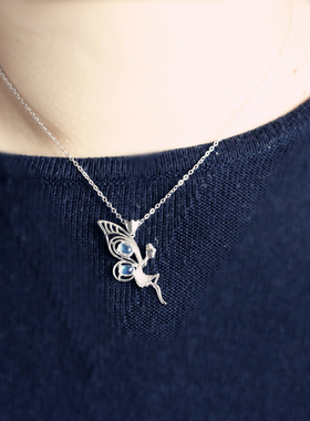 精灵的眼泪森系仙子天使大气吊坠