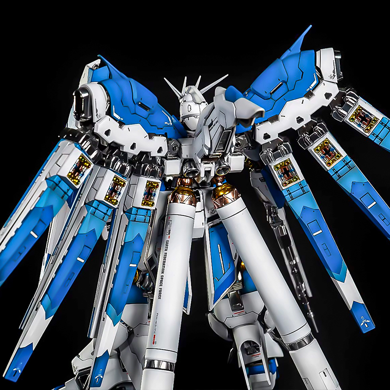alexshop加工 代工 万代 RG 1/144 海牛高达 Hi-v阿姆罗RX-93-V2 - 图0