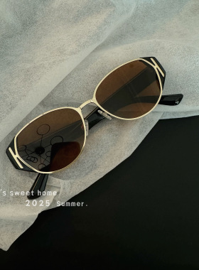复古猫眼辣妹墨镜防紫外线