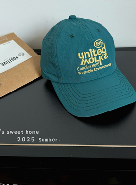 速干糖果色春夏新款棒球帽男女款