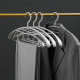 Mengni double-layer non-slip clothes hanger with wide shoulders, no traces and no bulging