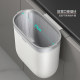 Wall-mounted gap-shaped large-capacity bend-free trash can