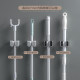 Mop hook hanger free of punching wall-mounted bathroom mop storage rack adhesive strong fixed buckle broom clip