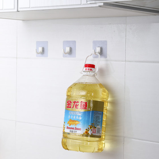 Strong adhesive door back without punching wall load-bearing hook