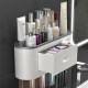 Toothbrush holder bathroom punch-free wall-mounted storage rack