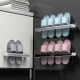 Bathroom slipper rack wall-mounted wall-mounted toilet shoe storage artifact bathroom punch-free shoe rack storage rack