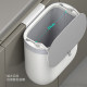 Wall-mounted trash can with lid, sealed and odor-proof design