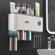 Toothbrush holder bathroom punch-free wall-mounted storage rack