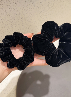 秋冬丝绒发圈大肠圈扎发皮筋不勒