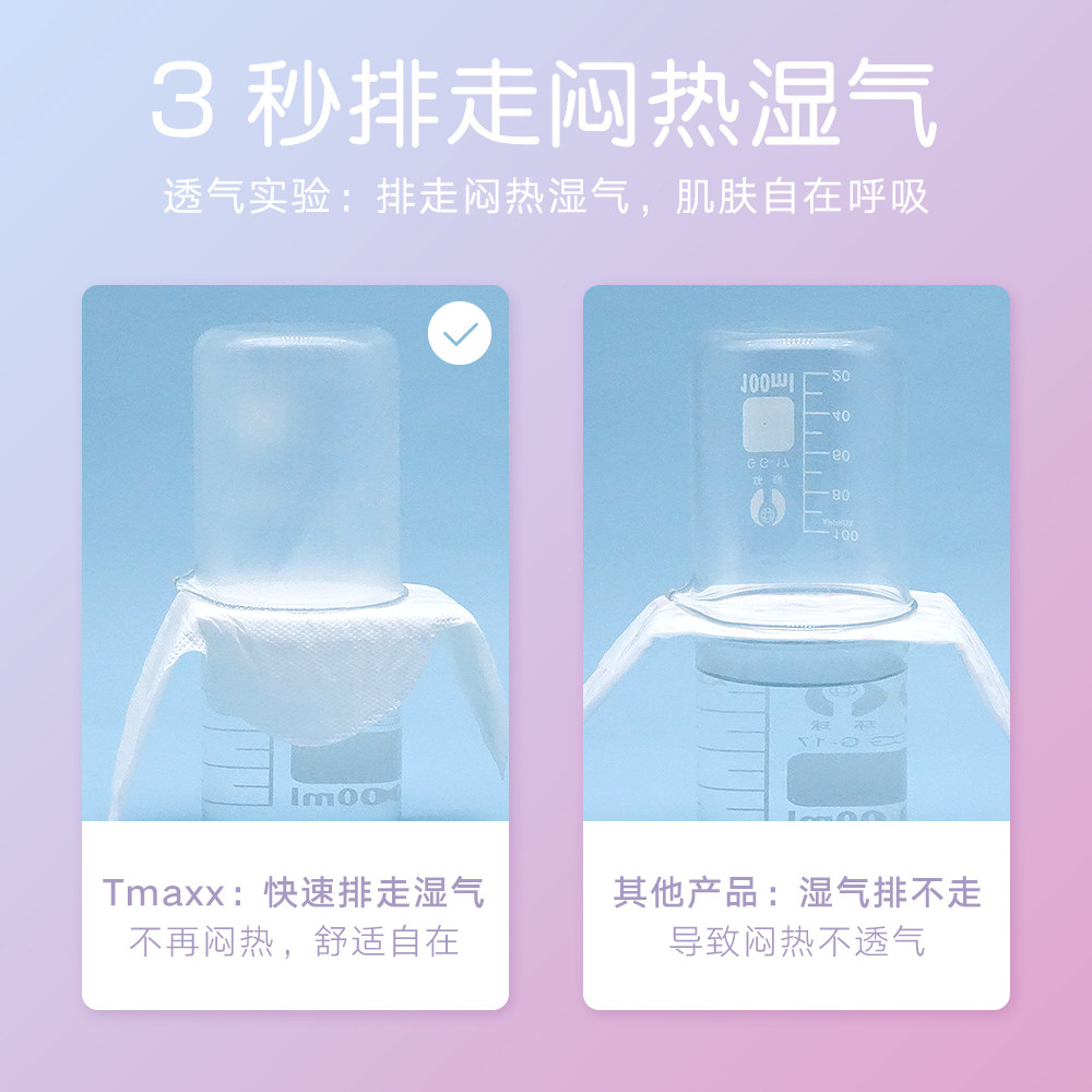 tmaxx纯棉卫生女加长180mm卫生巾 tmaxx护垫