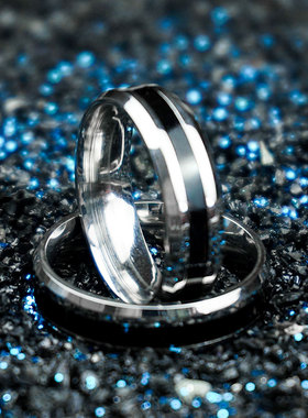 霸气风韩版钛钢配饰男士戒指