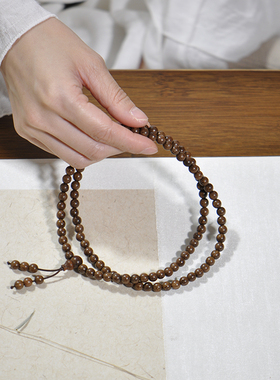 异木石行情侣金丝檀古风檀香手链