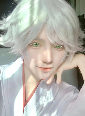 白色假睫毛单簇分段漫画COS彩色美睫懒人三部曲音乐节玩妆眼睫毛