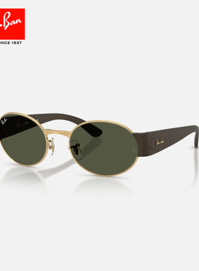 RayBan雷朋椭圆形金属太阳镜