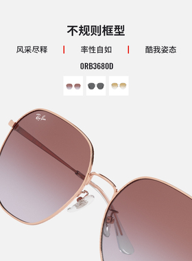 RayBan雷朋大框太阳镜0RB3680D