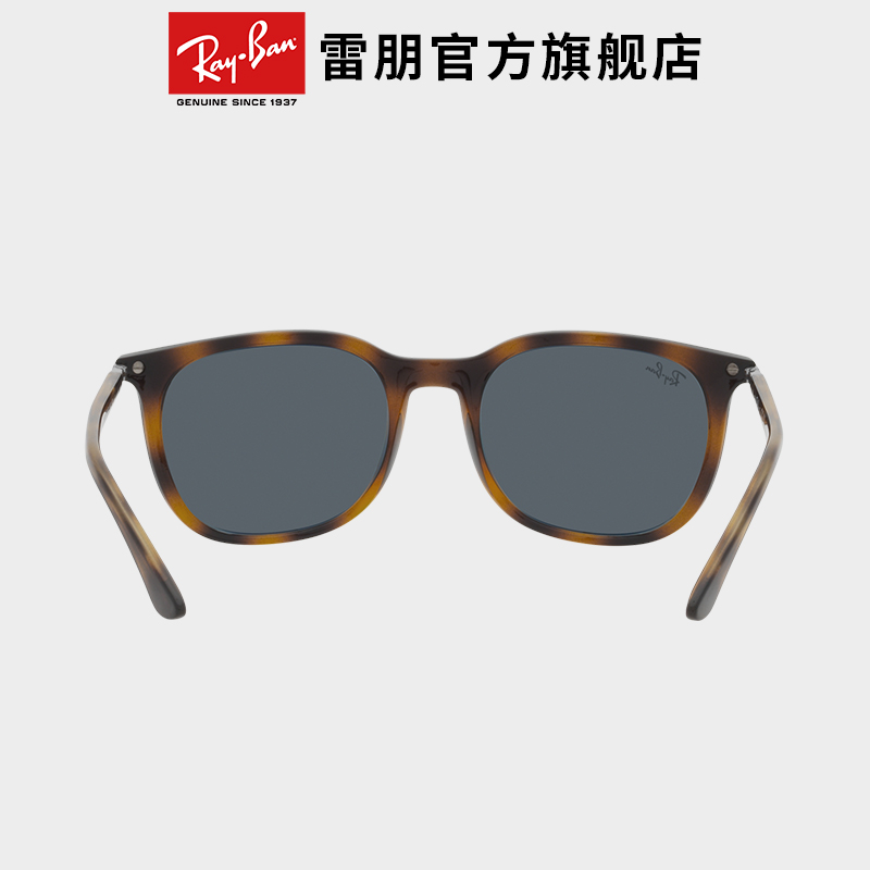 RayBan雷朋太阳镜方形板材大框时尚眼镜男女开车防晒墨镜0RB4386F-图2