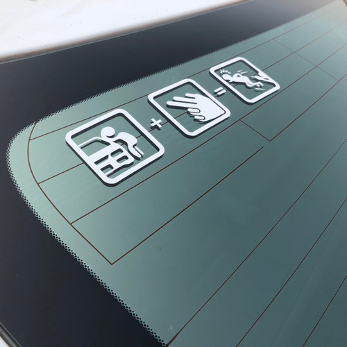 别动我车防水恶搞汽车车窗车身别碰我车舒服创意个性划痕遮挡车贴 - 图0