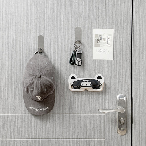 壁挂眼镜收纳架床头防压免打孔墙上墨镜陈列近视眼镜框展示置物架 - 图1