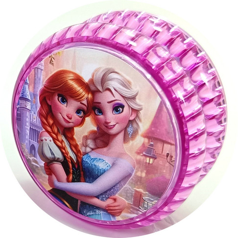 Swirl type double light yo-yo ice snow Belle Baoli Yo-Yo Kuromi toy children's gift ice purple ball AF