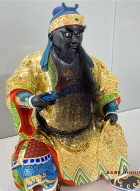 池王五府千岁神明金身池梦彪香樟木代天巡守王爷供奉佛像神像定制