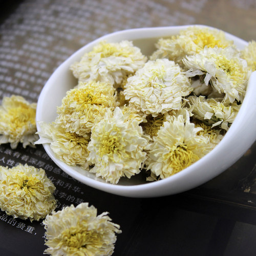 徽友新贡菊花茶黄山11月白菊花草茶头采徽菊125gX2袋送金丝试泡 - 图2
