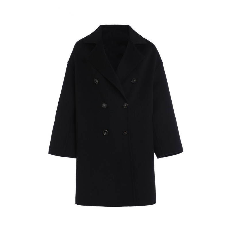 经典故事2025新款高端羊毛双面呢大衣女秋冬中长款宽松毛呢风衣,淘宝优惠券,粉丝福利购,淘宝优惠卷