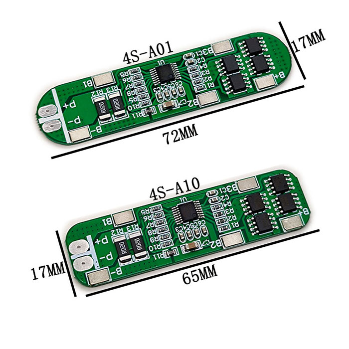 4串三元14.8V 18650锂聚合物电池保护板 16.8V防过充过放 12A限流 - 图1