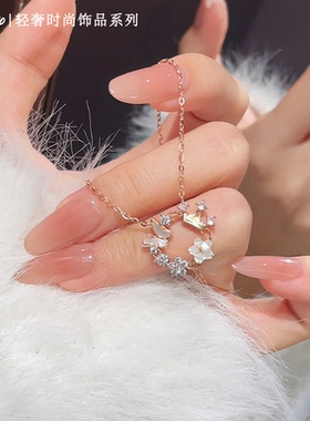 迪士尼纯银项链情人节礼物送女友