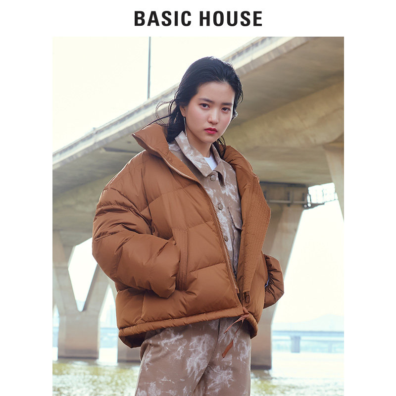 basic house htdj720i明星冬羽绒服 BASICHOUSE旗舰羽绒服
