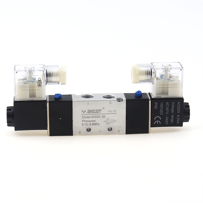 二位五通双线圈电磁阀4V220-08AC220V/120-06/320-10/420-15 DC24,淘宝优惠券,粉丝福利购,淘宝优惠卷