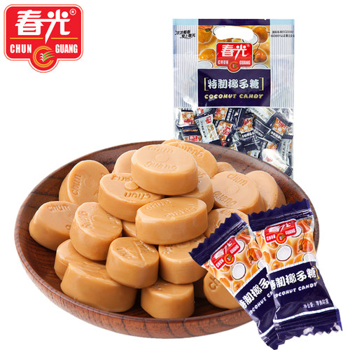 海南春光特制椰子糖120g 椰子糖果 硬糖 糖果休闲零食 - 图0